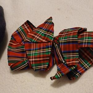 Plaid Hair Bow Accessory